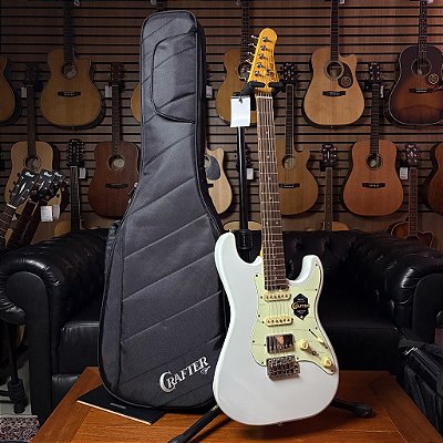 Guitarra Crafter Modern Sera S Olympic White Rosewood c/ bag