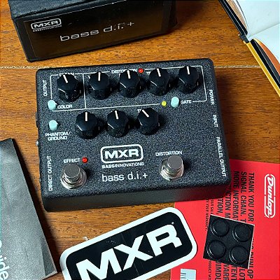 Pedal MXR M80 Bass DI+ - preamp direct Box p/ baixo - SEMINOVO