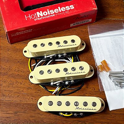 Set de Captadores p/ Guitarra Fender Hot Noiseless Stratocaster Pickup Set 0992105000