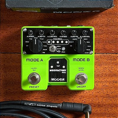 Pedal Mooer Mod Factory PRO - Chorus Flanger Tremolo Rotary Vibrato - SEMINOVO