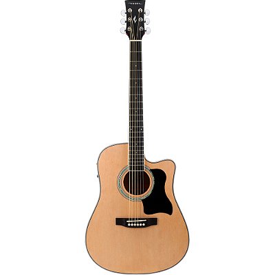 Violão Vogga Audience VCS260 NT Folk Cutaway Natural Satin Eletroacústico