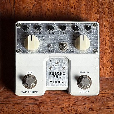Pedal Mooer Twin Reecho Pro Delay c/ Tap Tempo - SEMINOVO