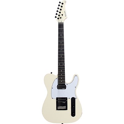 Guitarra Benson Brave Two Tele HH Satin Olympic White c/ Bag