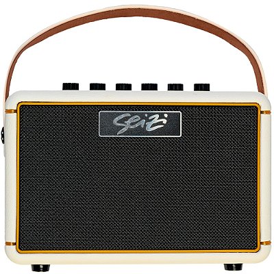 Amplificador Seizi Smart Amp White - Combo para Guitarra 10W 1x4" c/ efeitos