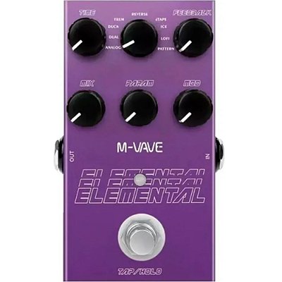 Pedal M-Vave Elemental Delay - SEMINOVO