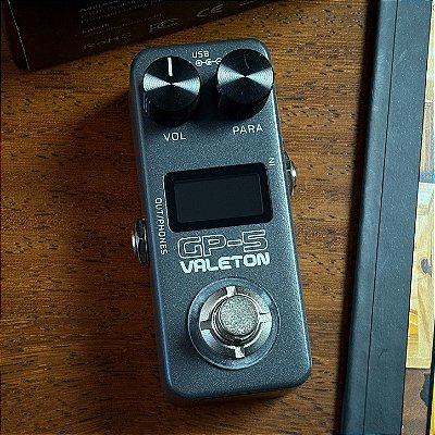 Pedal Valeton GP-5 Multi-efeitos para Guitarra - SnapTone - IR Loader - SEMINOVO