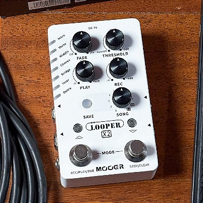 Pedal Mooer Looper X2 Stereo - SEMINOVO