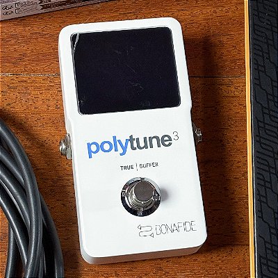 Pedal Afinador Tc Electronic Polytune 3 Bonafide - SEMINOVO