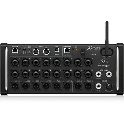 Mesa de Som Digital Behringer XR18 Air - Mixer Digital 18 Canais