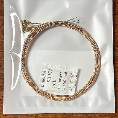 Encordoamento Violão Elixir 011-052 Custom Light Phosphor Bronze Nanoweb - Bulk - SEM EMBALAGEM