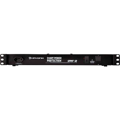 Filtro de Linha com Protetor Hayonik SPP9T-SD 10A - régua AC c/ 8 tomadas - padrão rack 19"