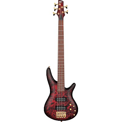 Baixo 5 Cordas Ibanez SR305EDX-WZMA Wine Red Frozen Matte - SR Series