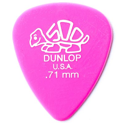 Palheta Dunlop 41-071 Delrin 500 0.71mm - unidade