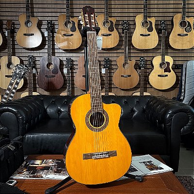 Violão Takamine GC5CE N Nylon Cutaway Solid Spruce Natural - Eq TP-4T