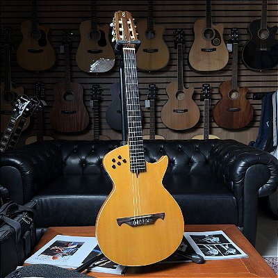 Violão Tagima Modena NY NTS Nylon Sólido Natural Satin - USADO