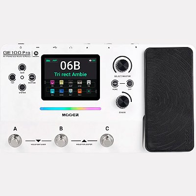 Pedaleira Mooer GE100 PRO - Multi-efeitos para Guitarra