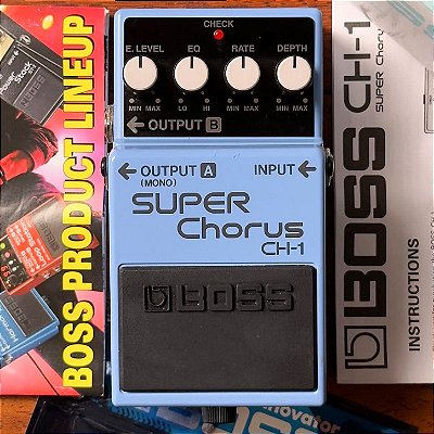 Pedal Boss CH-1 Super Chorus - SEMINOVO