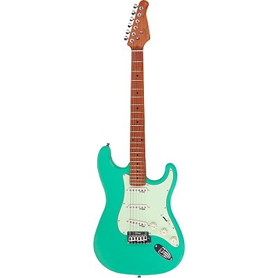 Guitarra Benson Strato SSS Hardy Series 901 Surf Green Chrome - S 901 M SG/MG - c/ bag
