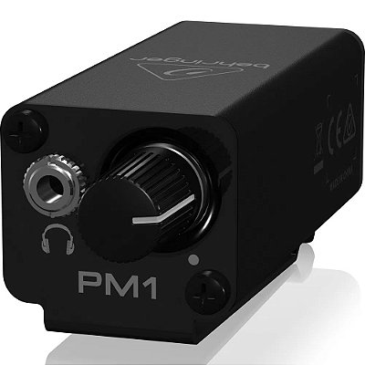 Amplificador para Fone Behringer POWERPLAY PM1 - monitor pessoal belt pack