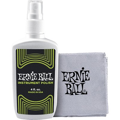 Polidor para Instrumentos com Flanela Ernie Ball 4222 Instrument Polish