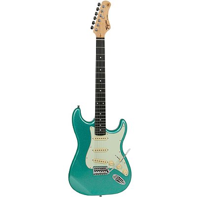 Guitarra Tagima TG-500 Strato SSS Metallic Surf Green