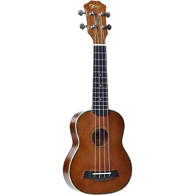 Ukulele Seizi Maui Plus Soprano Acústico Sapele com Bag