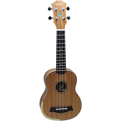 Ukulele Seizi Bora-Bora Soprano Acústico Koa com Bag