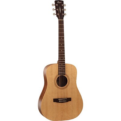 Violão Cort Earth50F CED OP Cedro Sólido Open Pore Dreadnought 7/8
