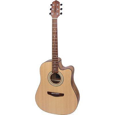 Violão Giannini FK2 GOAL CEQ NS Folk Cutaway Eletroacústico Tampo Sólido