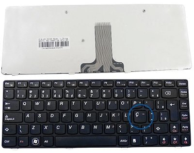 Teclado compatível com Lenovo G480 G485 Z480 25202149 25206584 T2g8-b