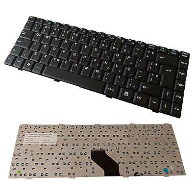 Teclado compatível com Dell Inspiron 1428 Pk1301s03b0 Pk1301s01b0 Sn5071 Br