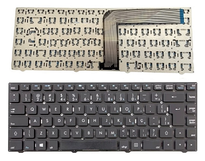 Teclado para notebook 82r-14b048-4213 Mp-11j78pa-f51c 11j7f516pal-b (SKU: T2431)