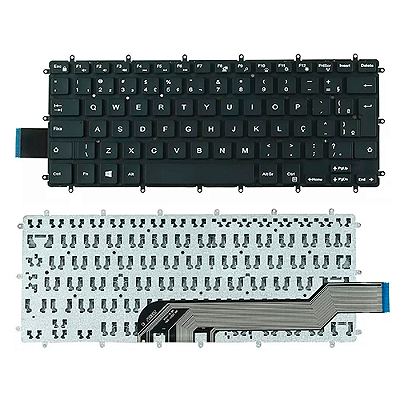 Teclado 0x02kx para Dell Inspiron I15-7572-m30s Pk131q14b44 Br Ç