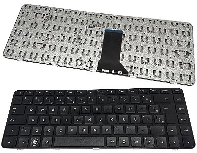 Teclado para notebook HP Dv5 2040 2050 2060 2080 2112 597911-201 Dm4 Abnt2 Br (SKU: T2479)