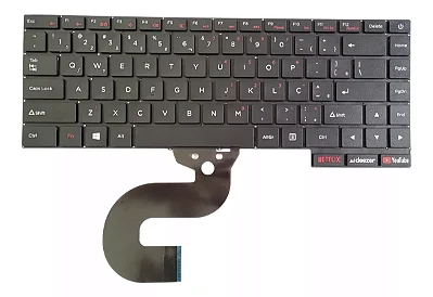 Teclado Abnt2 Br para Notebook Positivo Scdy-315-18-2 C4500d (SKU: T2720)
