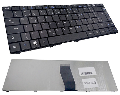 Teclado para notebook ACER 4332 - 4732 - eMachine D525 - PRETO BR - NSK-GEA1B (SKU: T2743)
