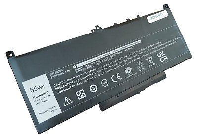 Bateria para notebook DELL J60J5 MC34Y LATITUDE E7270 E7470 7.6V 55Wh - DL7270JW (SKU: 3105)
