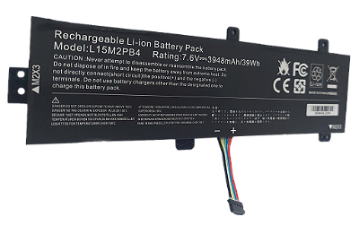 Bateria para notebook LENOVO 310-15isk L15l2pb4 - 7.6V 39Wh / 3948mAh - LO3101L7 (SKU: 3021)