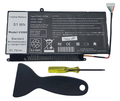 Bateria para notebook DELL Inspiron 14 5439 14zD3526 VH748 - 11.4V 51.2Wh - DL5460G7 (SKU: 3083)