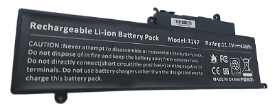 Bateria para notebook DELL Inspiron 13 7347 4k8yh Gk5ky 04K8Yn - 11.1V / 43Wh 3.800mAh - DL7347LH (SKU: 3016)