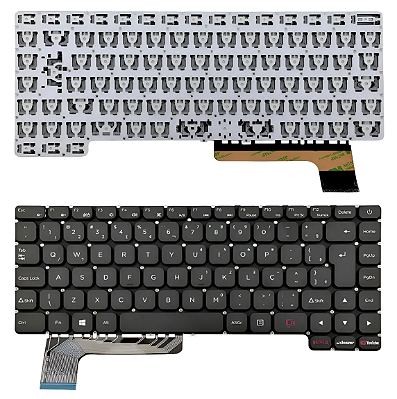 TECLADO PARA NOTEBOOK POSITIVO MOTION Q464C Q4128C PRETO BR