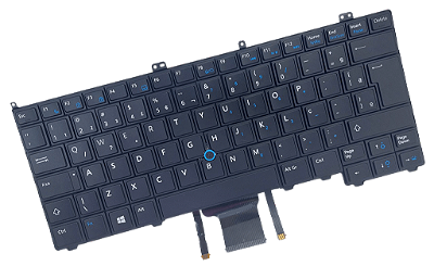 TECLADO PARA NOTEBOOK DELL LATITUDE E7420 E7240 - PRETO RETROILUMINADO