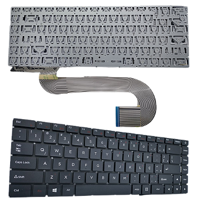 TECLADO PARA NOTEBOOK POSITIVO MASTER N1240 - PRESARIO 420 PRETO BR