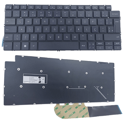TECLADO PARA NOTEBOOK DELL INSPIRON 13-7390 P113G 2-IN-1- PRETO BR