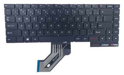 TECLADO PARA NOTEBOOK POSITIVO MOTION i34128B - PRETO BR