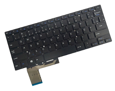 TECLADO PARA NOTEBOOK MULTILASER PC121 PC122 - PRETO BR