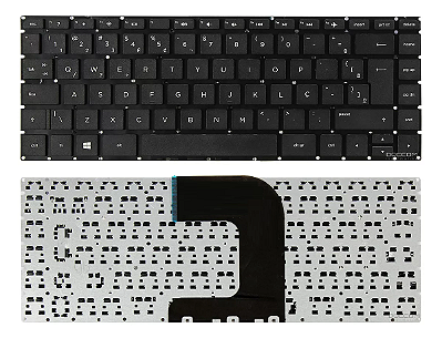 TECLADO PARA NOTEBOOK HP 14-AC TPN-L119 240 G4 - PRETO BR