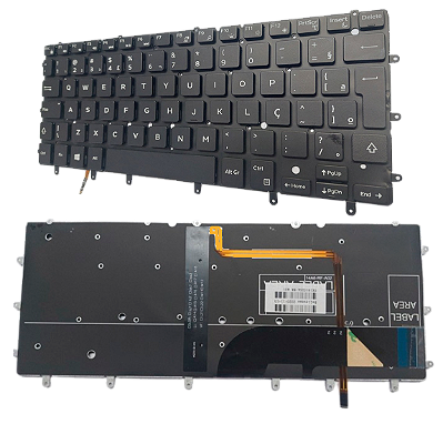 TECLADO PARA NOTEBOOK DELL 13-7000 P57G 15-7547 - RETROILUMINADO