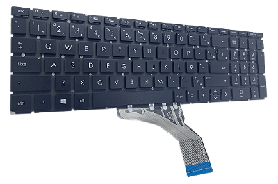 TECLADO PARA NOTEBOOK HP TPN-C136 - 250 G7 PRETO RETROILUMINADO - BR