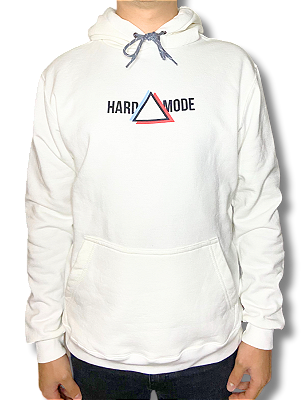 Moletom Canguru Hard Mode Pyramid Off White